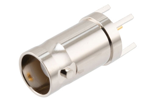 BNC Female Commercial Grade Connector Solder Attachment Thru Hole PCB