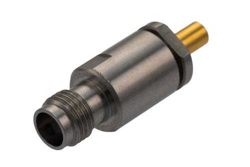 1.85mm Female Connector Clamp/Solder Attachment for 0.085 Semi-Rigid Coax Cable