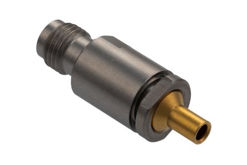 1.85mm Female Connector Clamp/Solder Attachment for 0.085 Semi-Rigid Coax Cable