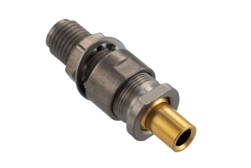 2.92mm Female Bulkhead Mount Connector Solder Attachment for 0.118 Semi-Rigid Coax Cable