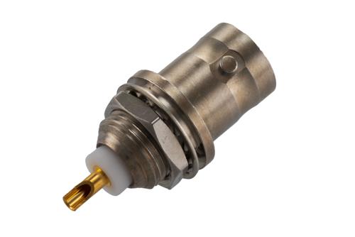 BNC Female Bulkhead Mount Connector Solder Attachment