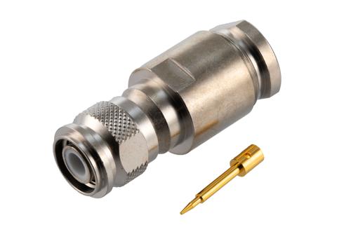 TNC Male Connector Clamp/Solder Attachment for RG225, RG214, RG393, RG9