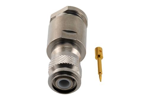 TNC Male Connector Clamp/Solder Attachment for RG225, RG214, RG393, RG9