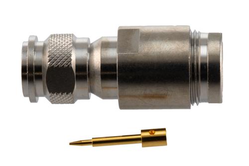 TNC Male Connector Clamp/Solder Attachment for RG225, RG214, RG393, RG9