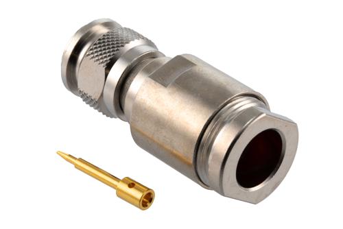 TNC Male Connector Clamp/Solder Attachment for RG225, RG214, RG393, RG9