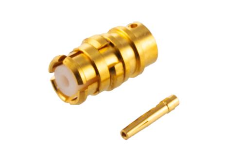 SMP Female Connector Solder Attachment for PE-SR405AL, PE-SR405FL, PE-SR405FLJ, RG405, RG405 Tinned