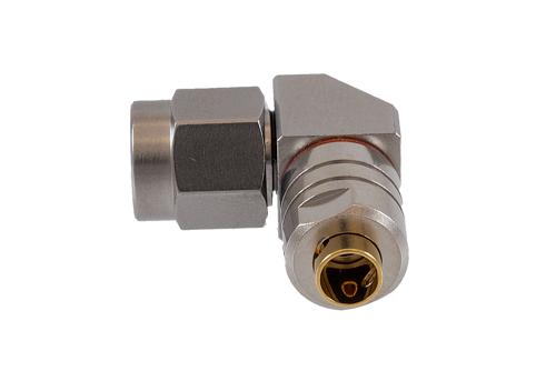 3.5mm Male Right Angle Connector Clamp/Solder Attachment for PE-141FL-NM, PE-SR141-NM, PE-SR402AL, PE-SR402FL, PE-SR402FLJ, RG402