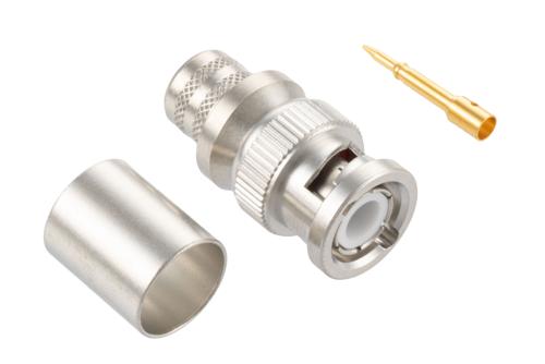 BNC Male Connector Crimp/Solder Attachment for PE-C400, LMR-400, LMR-400-DB, LMR-400-UF-FR, LMR-400-FR, LMR-LW400, LMR-400