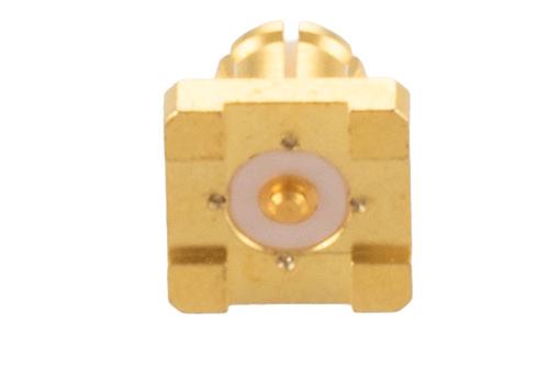 MCX Plug Connector Solder Attachment Surface Mount PCB, 0.036 inch Hole Diameter