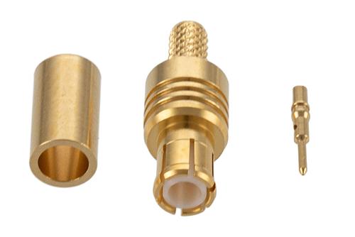 MCX Plug Non-Magnetic Connector Crimp/Solder Attachment for RG316, LMR-100A, PE-B100, PE-C100, RG174, RG174MN, RG188, LMR-100A-PV