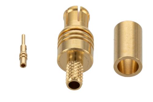 MCX Plug Non-Magnetic Connector Crimp/Solder Attachment for RG316, LMR-100A, PE-B100, PE-C100, RG174, RG174MN, RG188, LMR-100A-PV