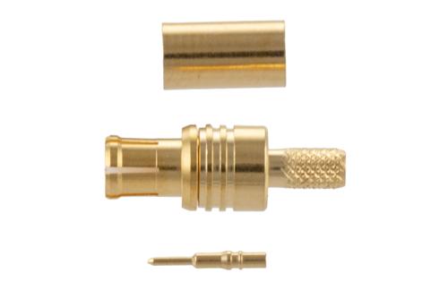 MCX Plug Non-Magnetic Connector Crimp/Solder Attachment for RG316, LMR-100A, PE-B100, PE-C100, RG174, RG174MN, RG188, LMR-100A-PV