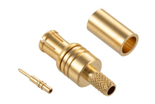 MCX Plug Non-Magnetic Connector Crimp/Solder Attachment for RG316, LMR-100A, PE-B100, PE-C100, RG174, RG174MN, RG188, LMR-100A-PV