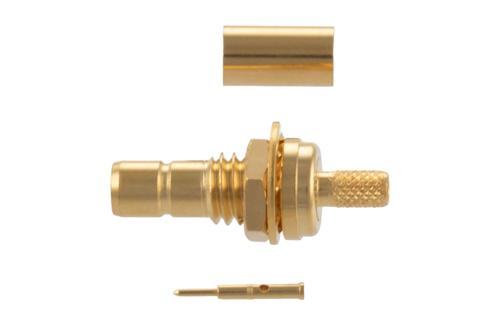 SMB Jack Non-Magnetic Connector Crimp/Solder Attachment for RG316, LMR-100A, PE-B100, PE-C100, RG174, RG174MN, RG188, LMR-100A-PV