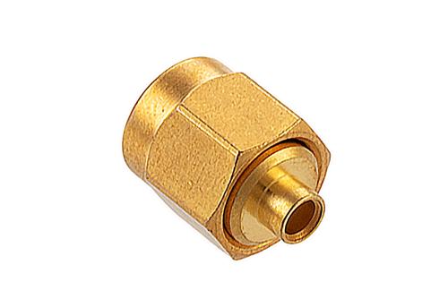 SMA Male Non-Magnetic Connector Solder Attachment for 0.086 Semi-Rigid, PE-SR405-NM