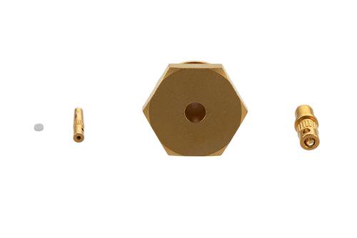 SMA Female Bulkhead Connector Press Fit Attachment For RG178, RG178-DS, .236 inch D Hole, IP67 Mated