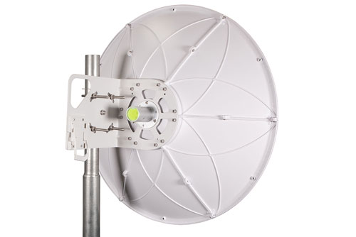 4950 MHz to 7125 MHz, 2-foot collapsible Parabolic Antenna, 2x2 MIMO, 30 dBi, RPSMA, 2 Pack