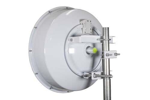 4950 MHz to 7125 MHz, 2-foot deep dish Parabolic Antenna, 2x2 MIMO, 30 dBi, RPSMA