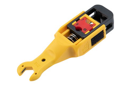 Coax Cable Stripper for RG59, RG6, RG7, RG11 with built-in 7/16 wrench