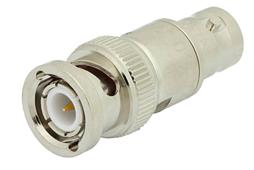 1 Watt Feed-Thru Load Up to 1,000 MHz with BNC Male to Female Nickel Plated Brass