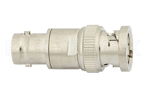 1 Watt Feed-Thru Load Up to 1,000 MHz with 75 Ohm BNC Male to Female Nickel Plated Brass