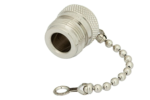 N Female Non-Shorting Dust Cap With 2.9 Inch Chain