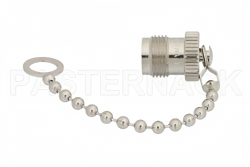 TNC Female Non-Shorting Dust Cap With 3 Inch Chain