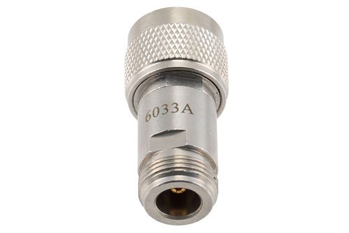 2 Watt Feed-Thru Load Up to 1 GHz with N-Type Male to N-Type Female Brass Body
