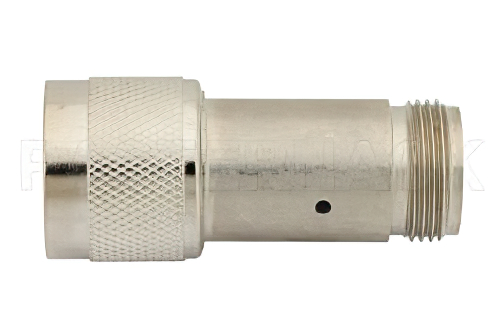 2 Watt Feed-Thru Load Up to 1,000 MHz with N Male to Female Nickel Plated Brass
