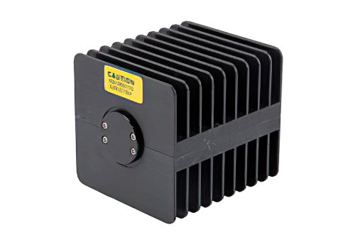 25 Watt RF Load Up to 18 GHz With SMA Female Input Square Body Black Anodized Aluminum Heatsink
