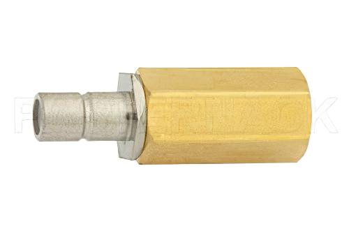 0.5 Watt RF Load Up to 1,000 MHz with SMB Jack Nickel Plated Brass