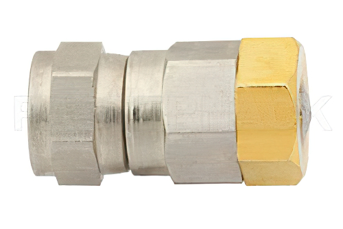 75 Ohm 0.5 Watts Nickel Plated Brass SMC Plug RF Load Up To 1,000 MHz