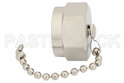 7/16 DIN Male Non-Shorting Dust Cap With 4 Inch Chain