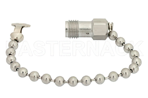 1 Watt RF Load With Chain Up to 18 GHz With SMA Female Input Passivated Stainless Steel