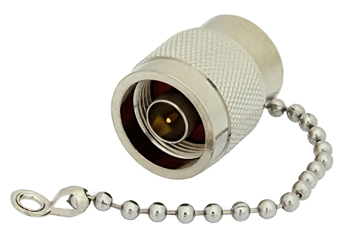2 Watt RF Load with Chain Up to 18 GHz with N Male Nickel Plated Brass