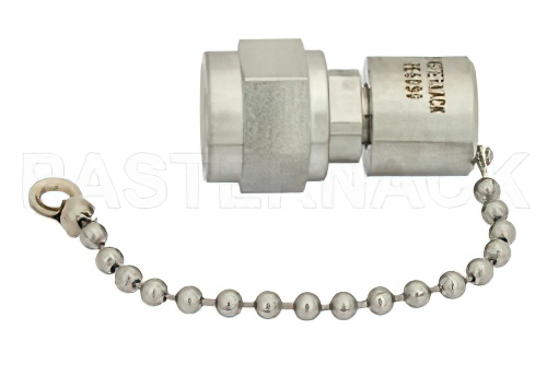 2 Watt RF Load with Chain Up to 18 GHz with TNC Male Passivated Stainless Steel