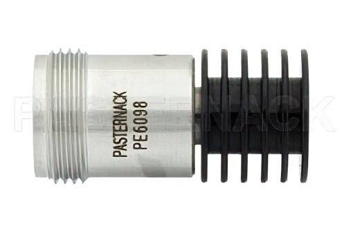 5 Watt RF Load Up to 18 GHz With N Female Input Black Anodized Aluminum Heatsink