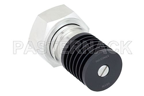 10 Watt RF Load Up to 7 GHz With 7/16 DIN Male Input Black Anodized Aluminum Heatsink