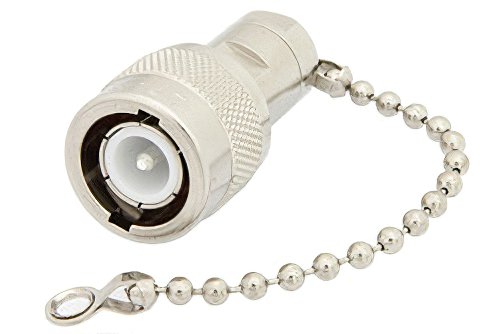 0.5 Watt RF Load with Chain Up to 1,000 MHz with C Male Nickel Plated Brass