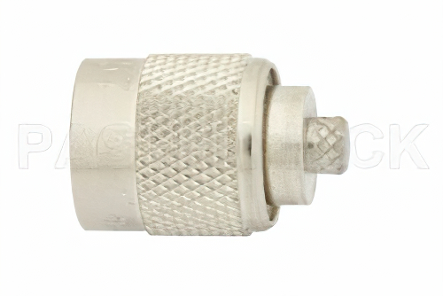 50 Ohm 2 Watts Nickel Plated Brass TNC Male RF Load Up To 2 GHz