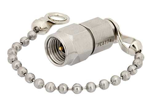 1 Watt RF Load with Chain Up to 40 GHz with 2.92mm Male Passivated Stainless Steel