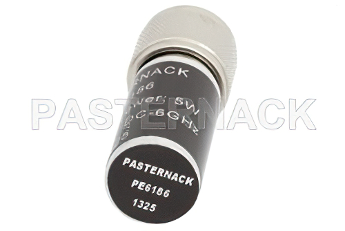 5 Watt RF Load Up to 6 GHz With N Male Input Aluminum