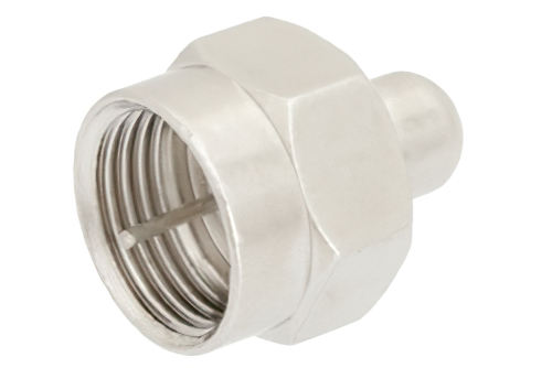 0.25 Watt RF Load Up to 3 GHz With 75 Ohm F Male Input Nickel Plated Zinc