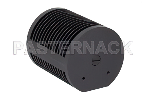 25 Watt RF Load Up To 18 GHz With TNC Male Input Round Body Black Anodized Aluminum Heatsink