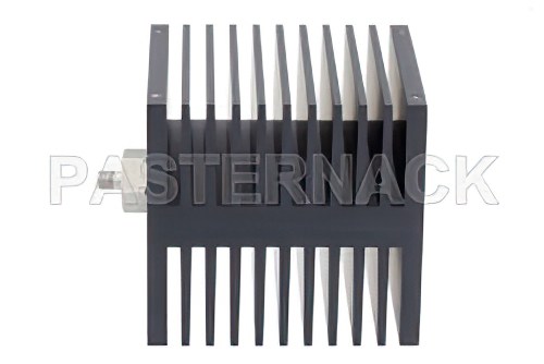 50 Watt RF Load Up To 18 GHz With SMA Female Input Square Body Black Anodized Aluminum Heatsink