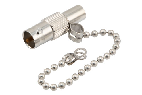 2 Watt 75ohm BNC jack termination with chain 2GHz VSWR 1.2