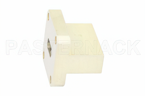 0.5 Watts Low Power WR-34 Waveguide Load 22 GHz to 33 GHz, Aluminum