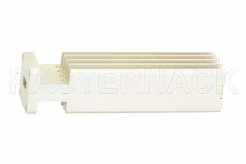 45 Watts Medium Power WR-34 Waveguide Load 22 GHz to 33 GHz, Aluminum