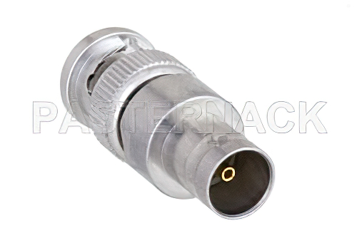 2 Watt Feed-Thru Load Up to 1,000 MHz with 75 Ohm BNC Male to Female Tri-Metal Plated Brass