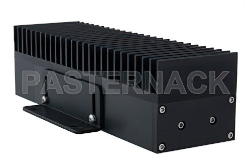 High Power 100 Watt RF Load Up to 2.7 GHz with N Male Black Anodized Aluminum